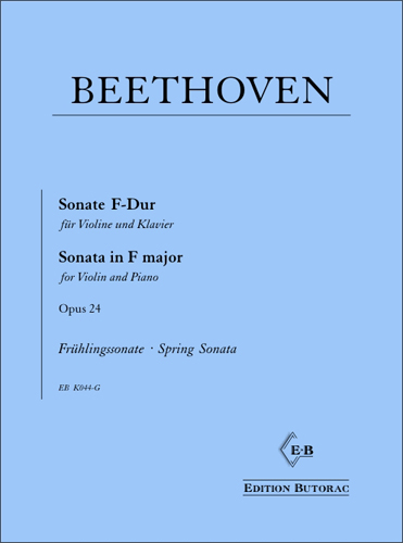 Cover - Beethoven, Sonate Nr. 5 F-Dur op. 24